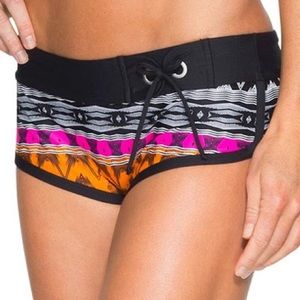 Athleta Black Belize Dolphin Shorts Boyshort Swim